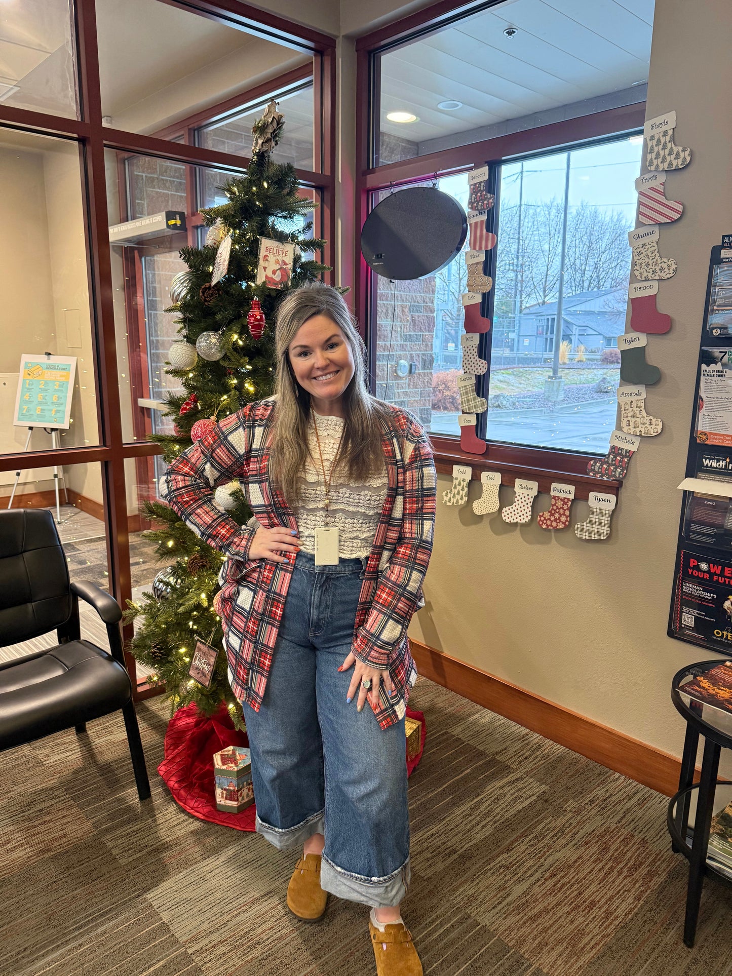 Winter Plaid Cardigan