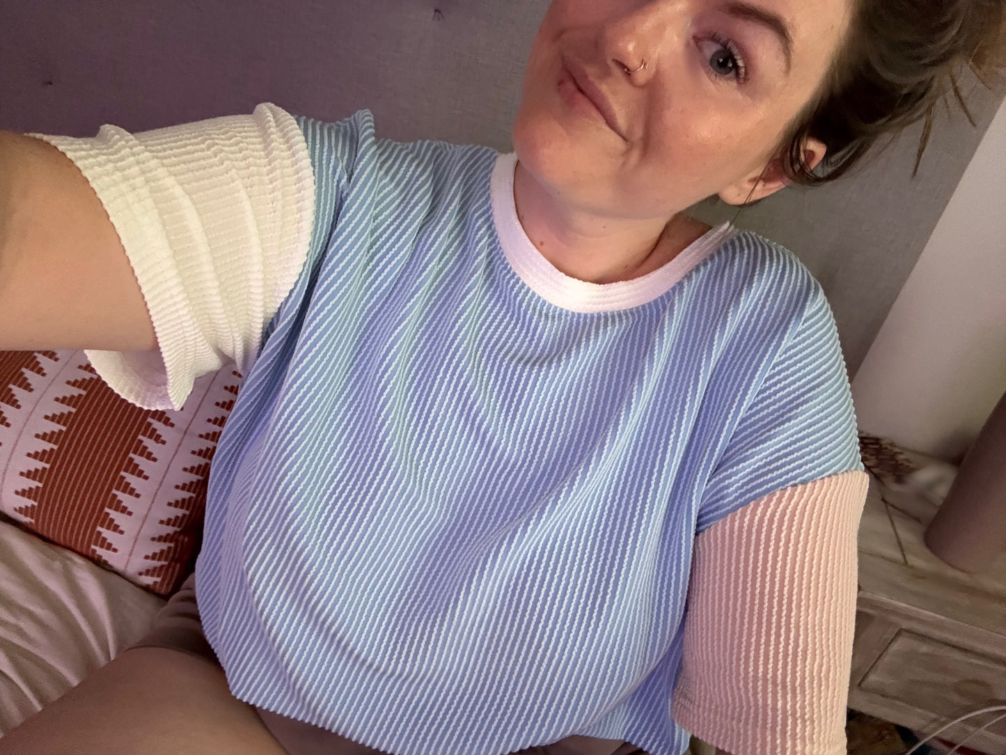 Pastel Color-block Tee