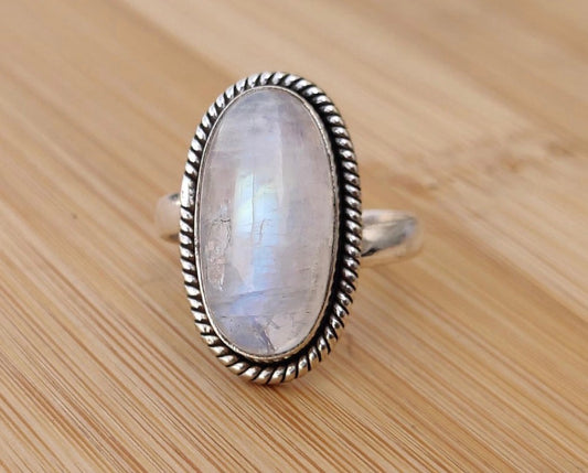 Moonstone Ring Size 7