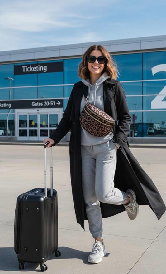 Mocha Leopard Bum Bag