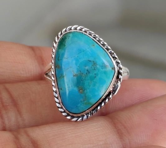 Kingman Turquoise Ring Size 6