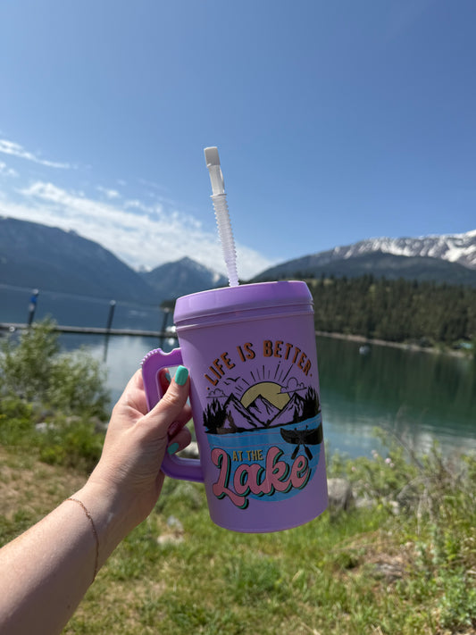 Life Is Better At The Lake- Retro Mug