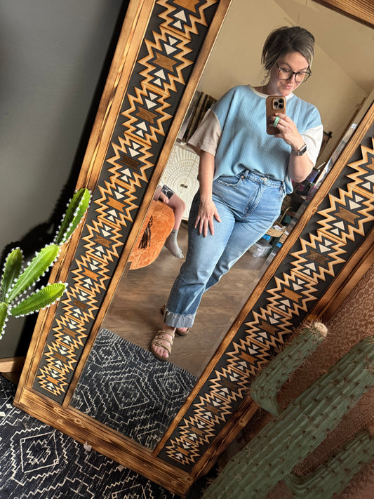 Pastel Color-block Tee