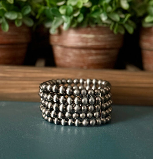 Stacked Navajo Stretch Bracelet